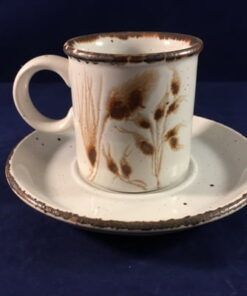 Wedgwood Midwinter Wild Oats espressokop en schotel