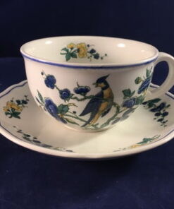 Villeroy en Boch Phoenix blau theekop en schotel