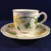 Villeroy en Boch Geranium espresso kop en schotel Ø kopje 7 cm, hoog 6 cm