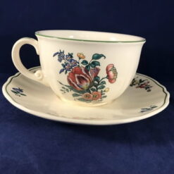 Koffiekopje met schotel. Villeroy en Boch Alt Strassburg Ø kopje 7,3 cm, hoog 5,7 cm