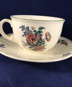 Koffiekopje met schotel. Villeroy en Boch Alt Strassburg Ø kopje 7,3 cm, hoog 5,7 cm