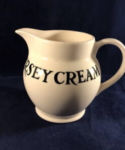 Emma Bridgewater 'Toast and Marmalade' (zwart) roomkannetje hoog 10 cm.