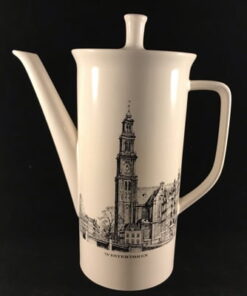 Villeroy en Boch Amsterdamse grachten koffiekan Westertoren