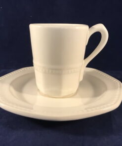 Longchamp perle espresso kop en schotel