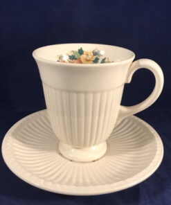 Wedgwood Conway early morning koffiekop en schotel hoog 8 cm Ø 7,3 cm