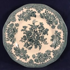 Enoch Wedgwood asiatic pheasants burslem green ontbijtbord