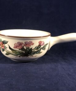 Villeroy en Boch - Botanica patebakje/ ovenschaaltje met greep Ø 9 cm hoog 4,5 cm Pulmonaria officinalis