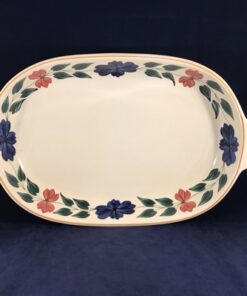 Societe Ceramique Boerenbont 418 serveerschaal 24 x 38 cm