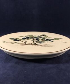 Villeroy en Boch - Botanica ronde onderzetter Ø 20 cm,'Vaccinium myrtillus'