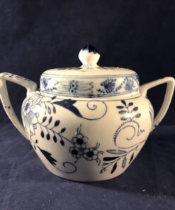 Meissen zwiebelmuster suikerpot met deksel
