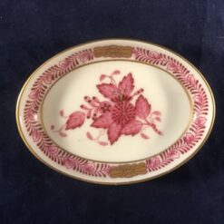 Herend Apponyi roze mini schaaltje nr 7782, 5,8 x 7,8 cm