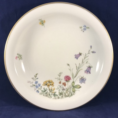 Krautheim,Selb Bavaria Wiesengrund diep bord scene D Ø 22,7 cm