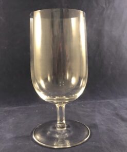 Gilde glas kristal, bierglas met geslepen voet, hoog 15 cm, model 20001
