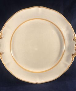 Villeroy en Boch Mettlach taartschaal Ø 28cm, licht craquele