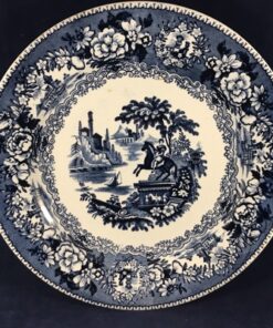 Petrus Regout 'Statue' wandbord Ø 23,3 cm