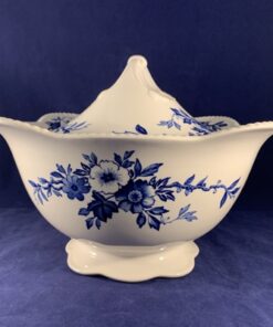 Wood and sons 'Haddon' blauw soepterrine hoog 19 cm