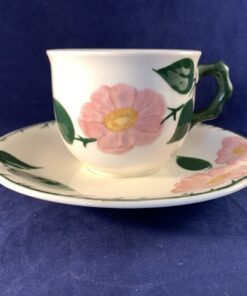 Villeroy en Boch 'Wild rose' koffiekop en schotel hoog 7 cm Ø 8,2 cm
