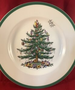 Spode 'Christmas tree' dinerbord Made in England Ø 27 cm