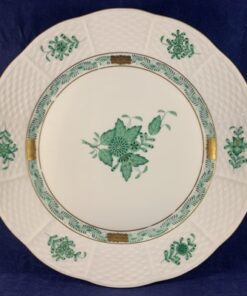 Herend ontbijtbord, decor Apponyi groen Ø 22,8 cm nr. 521