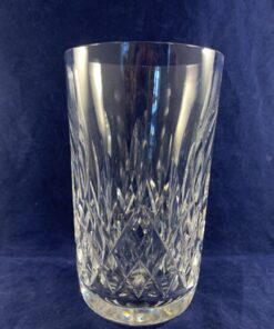 Waterford set van 4 zware kristallen longdrinkglazen hoog 12,8 cm Ø 7,6 cm