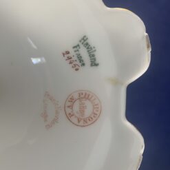 Limoges Haviland tazza/ schaal op voet Ø 22,8 cm hoog 12 cm - Afbeelding 4