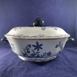 Rorstrand Ostindia ovale soepterrine, porselein, 21,5 x 30 cm, hoog 16,5 cm