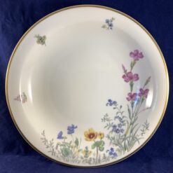 Krautheim,Selb Bavaria Wiesengrund diep bord scene E Ø 22,7 cm