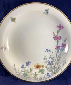 Krautheim,Selb Bavaria Wiesengrund diep bord scene E Ø 22,7 cm
