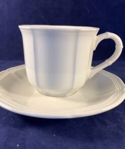 Villeroy en Boch Manoir espressokop en schotel Ø kopje 6,6 cm hoog 5,8 cm