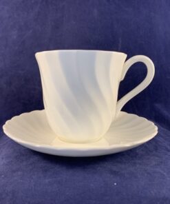 Wedgwood 'Candlelight' koffiekop met schotel Ø 7 cm hoog 7 cm