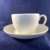 Wedgwood Queen's Ware - Traditional theekop en schotel Ø 8,8 cm hoog 6,2 cm