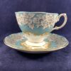 Royal Albert "Enchantment" kleine theekop en schotel, Ø kopje 8 cm, hoog 6,2 cm