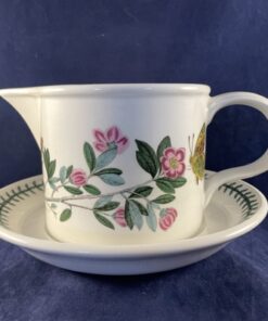 Portmeirion Botanic Garden kan/ sauskom met schotel Ø 10,7 cm hoog 8,8 cm