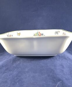 Villeroy en Boch Alt Strassburg vierkante open schaal, 21,5 x 21,5 cm, diep 6 cm.