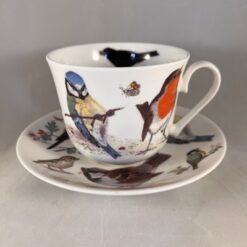 Roy Kirkham 'Garden Birds' jumbo theekop en schotel
