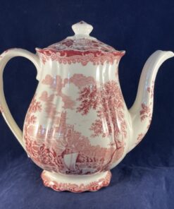 Royal Worcester 'Avon scenes Palissy' koffiepot met deksel hoog 21 cm