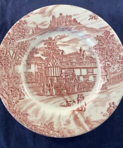 J. Broadhirst and sons 'Swan Inn' gebaksbordje Ø 16,8 cm