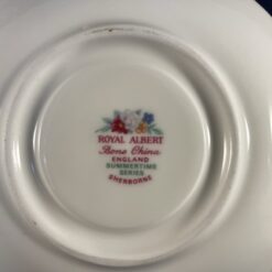 Royal Albert 'Summertime series' 'Sherborne' dameskop en schotel Ø 7,3 cm hoog 7,5 cm - Afbeelding 2