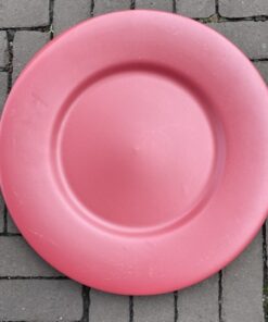Gien onderbord Ø 32,4 cm, rood met mat glazuur.