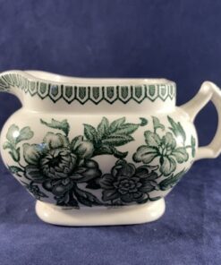 Wood and sons 'Westminster' groen roomkannetje hoog 7 cm.