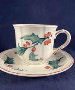 Villeroy & Boch 'Holly' espressokop en schotel hoog 6 cm Ø 6,8 cm.