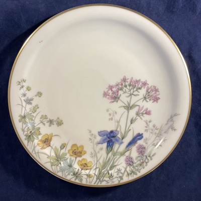 Krautheim,Selb Bavaria Wiesengrund dessertbord scene M Ø 19,3 cm