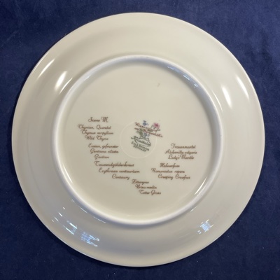 Krautheim,Selb Bavaria Wiesengrund dessertbord scene M Ø 19,3 cm - Afbeelding 2