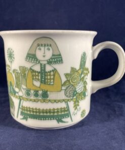 Figgjo Market mok/ beker met oor, Ø 8,5 cm, hoog 7,8 cm