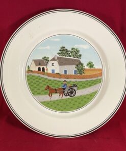 Villeroy & Boch Design Naif ontbijt/dessertbord Ø 20,5 cm. 'boerenkar'