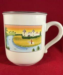 Villeroy & Boch Design Naif beker/mok met oor Ø 8 cm hoog 9 cm.