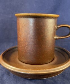 Arabia Ruska kop en schotel, Ø kop 6,8 cm, hoogte 7,5 cm, perfecte staat
