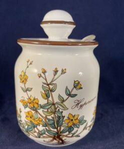 Villeroy en Boch Botanica mosterdpotje hoog 11 cm.