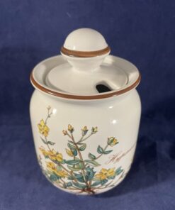 Villeroy en Boch Botanica mosterdpotje hoog 11 cm.