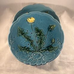 Prachtige antieke fruit set van Duits Majolica